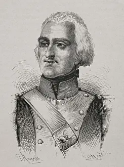 White Hair Prints: Theophile Corret de la Tour d'Auvergne (1743-1800), French military, 1879