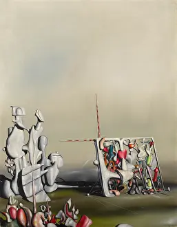 Imaginary Prints: There, Motion Has Not Yet Ceased, 1945. Creator: Yves Tanguy