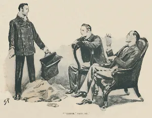 Dr Watson Gallery: There, Said He, 1892. Artist: Sidney E Paget