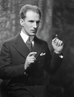 Portrait Photographs Prints: Theremin, Mr. portrait photograph, 1928 May 3. Creator: Arnold Genthe