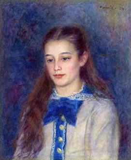 Renoir Pierre Auguste Prints: Thérèse Berard, 1879. Creator: Pierre-Auguste Renoir