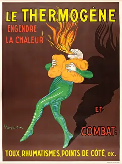 Leonetto 1875 1942 Prints: Thermogene generates heat and heals, 1929. Creator: Cappiello, Leonetto (1875-1942)