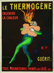 Cappiello Gallery: Thermogene warms you up, 1909