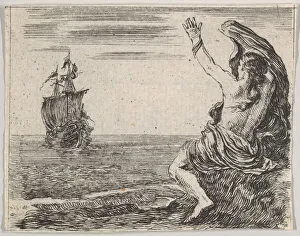 Theseus and Ariadne, from Game of Mythology (Jeu de la Mythologie), 1644