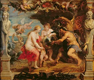 Thetis receiving Armour for Achilles from Hephaestus, 1630-1635