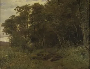 Thicket Prints: Thicket of alder trees, 1861. Creator: Anton Eduard Kieldrup