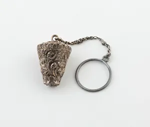 Thimble Prints: Thimble-Shaped Vinaigrette, England, c. 1840. Creator: Unknown