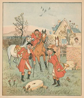 Book Illustration Gallery: the next thing they did find, Was a gruntin, grindin grindle-stone... 1880