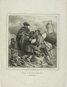 Alternative Prints: He must see things favorably!, 1828. Creator: Auguste Raffet