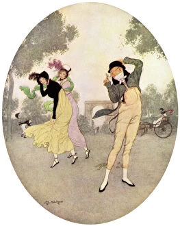 Images Dated 24th April 2007: What do you Think of Young Rouselle?, c1915.Artist: Edmund Dulac