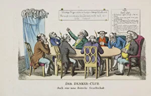 History Of Germany Gallery: The Thinkers Club, ca 1820