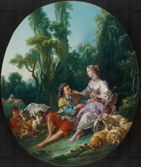 Fran And Xe7 Collection: Are They Thinking about the Grape? (Pensent-ils au raisin?), 1747