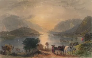 T Allom Prints: Thirlmere & Helvellen &c. From Raven Crag, c1830s. Creator: Unknown