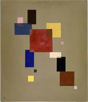 Oil On Cardboard Gallery: Thirteen rectangles, 1930