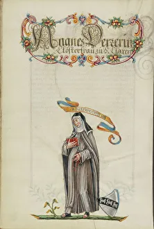Genealogy Prints: The Thirteenth Generation, Agnes Derrer, about 1626-1711. Creator: Unknown