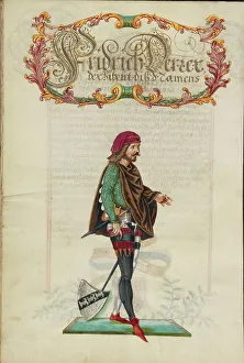 Genealogy Prints: The Thirteenth Generation, Friedrich Derrer VII, about 1626-1711. Creator: Unknown