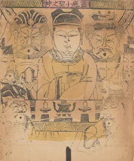 Images Dated 21st October 2020: One hundred thirty-five woodblock prints including New Years pictures (nianh