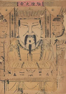 One hundred thirty-five woodblock prints including New Years pictures (nianh