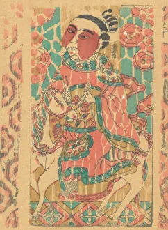 One hundred thirty-five woodblock prints including New Years pictures (nianh