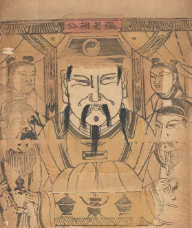 One hundred thirty-five woodblock prints including New Years pictures (nianh