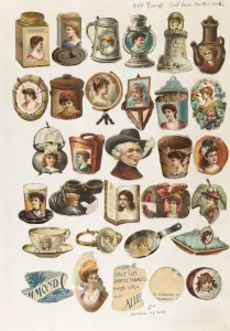 Stein Prints: Thirty-one cut-outs from advertising banner for Allen & Ginter Cigarettes, ca. 1888
