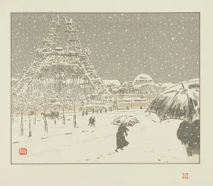 Eiffel Tower Prints: From Thirty-Six Views of the Eiffel Tower, 1902. Creator: Riviere, Henri (1864-1951)