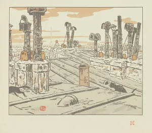 Eiffel Tower Prints: From Thirty-Six Views of the Eiffel Tower, 1902. Creator: Riviere, Henri (1864-1951)
