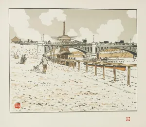 Eiffel Tower Prints: From Thirty-Six Views of the Eiffel Tower, 1902. Creator: Riviere, Henri (1864-1951)