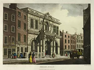 Penitentiary Gallery: Tholsel, Dublin, published June 1793. Creator: James Malton
