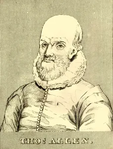 Allen Gallery: Thomas Allen, (1542-1632), 1830. Creator: Unknown