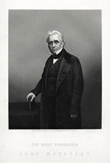 Babbington Collection: Thomas Babington Macaulay, British poet, historian and Whig politician, c1880.Artist: DJ Pound