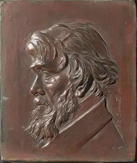 Bust Prints: Thomas Carlyle, 1886. Creator: Thomas Stuart Burnett