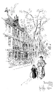 Rowhouse Prints: Thomas Carlyle's house at Chelsea