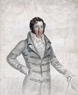 Thomas Cochrane, 10th Earl of Dundonald, early 19th century.Artist: Robert Cooper
