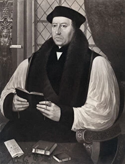 Thomas Cranmer (1459-1556), Archbishop of Canterbury, 1546 (1902).Artist: Gerlach Fliccius