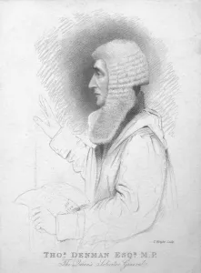 Caroline Of Brunswick Wolfenbuttel Gallery: Thomas Denman Esq. MP. The Queens Solicitor General, c1820. Creator: T Wright