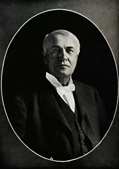 Thomas Edison, the Wizard of the West, c1880s, (1914). Creator: E Bieber