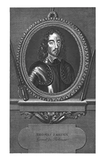 Adriaen Van Der Gallery: Thomas Fairfax, (early 18th century). Creator: Pierre Drevet
