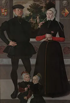 1550s Prints: Thomas Gerritszn Doesburch and Claesje Hendricksdr Roeclaes with their Daughters