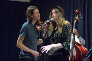 Louisa Gallery: Thomas Gould and Louisa Jones, Watermill Jazz Club, Dorking, Surrey, August 2015