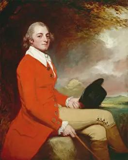 Hunting Dress Prints: Thomas Grove of Ferne, Wiltshire, 1788. Creator: George Romney