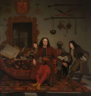 Diplomatic Prints: Thomas Hees and his Servant Thomas and Nephews Jan and Andries Hees