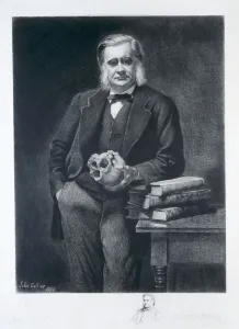 Darwin Prints: Thomas Henry Huxley, 1893. Artist: Leopold Flameng