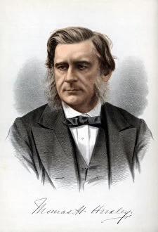 Thomas Henry Huxley, English biologist, c1890.Artist: Cassell, Petter & Galpin