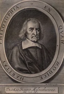 Faithorne Prints: Thomas Hobbes, English philosopher, c1668 (1894). Artist: William Faithorne