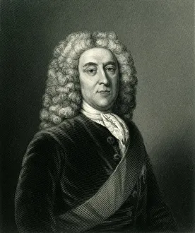 Whig Prints: Thomas Holles Pelham, Duke of Newcastle, K. G. c1740, (c1884). Creator: Unknown