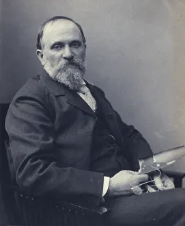 Platinum Prints 1890 1900 Gmgpc Prints: Thomas Hovenden, artist, seated