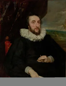 Dyke Sir Anthony Van Prints: Thomas Howard, 2nd Earl of Arundel, about 1620-1621. Creator: Anthony van Dyck