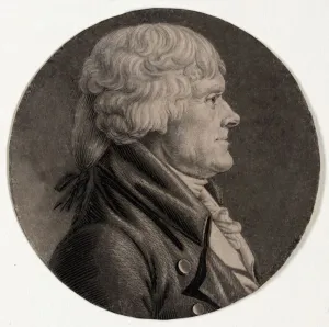 Thomas Jefferson, pub. 1806. Creator: Saint-Memin, Charles Balthazar Julien Fevret de Thomas Jefferson, pub. 1806. Creator: Saint-Memin, Charles Balthazar Julien Fevret de