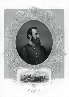 Thomas Jackson Gallery: Thomas Jonathan Stonewall Jackson, Confederate general during the American Civil War, 1862-1867